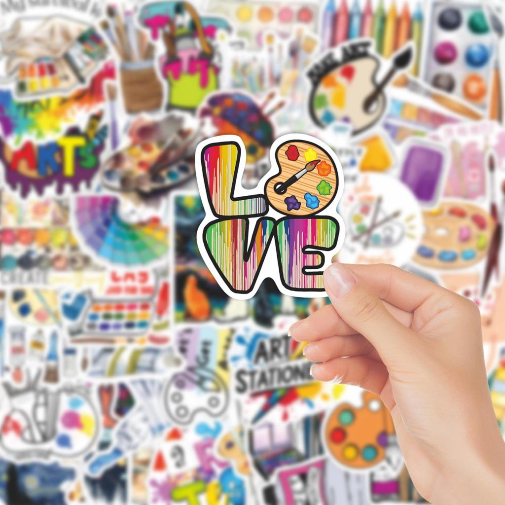 60-Piece Cute Cartoon Art Graffiti Stickers for DIY Journals & Notebooks.