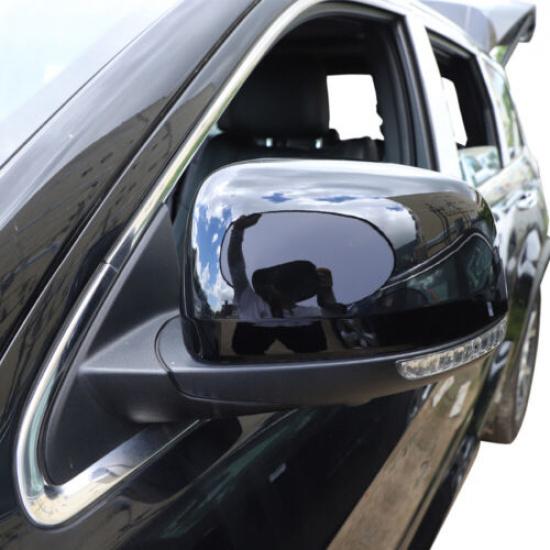 2X Rear View Mirror Decor Cover For Jeep Grand Cherokee 2011+ Accessories
