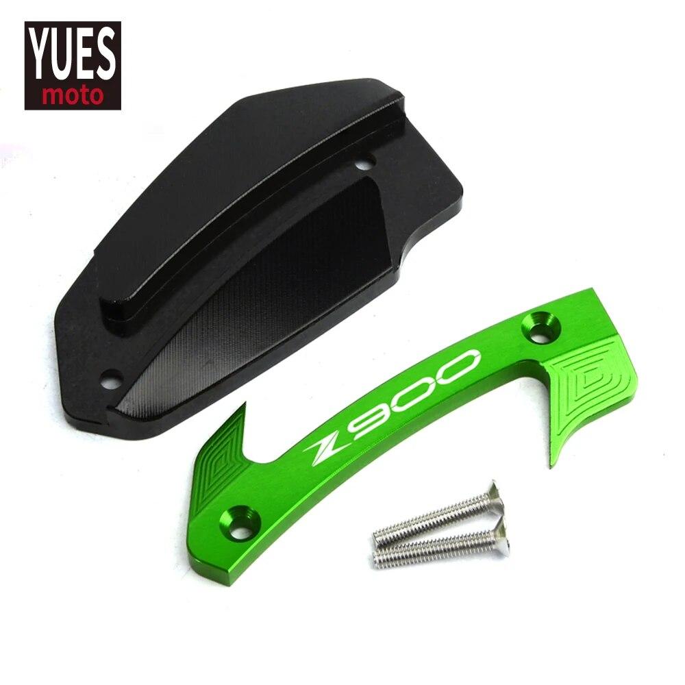 Motorcycle Accessories Front & Rear Fluid Reservoir Cover Cylinder Reservoir Brake Cap For Kawasaki Z900 Z 900 2017- 2022