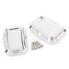 Motorcycle Front Rear Brake Reservoir Master Cylinder Covers For Harley Touring Road King Electra Street Glide FLH FLRT V-Rod