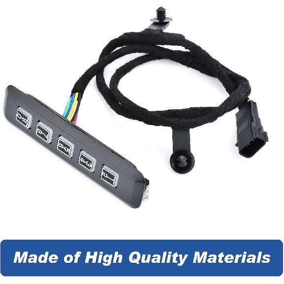 Keyless Entry Keypad Driver Side Left Compatible With F150 2015- F250 Super Duty F350 Super Duty 2017- Replace OE# 601-046 FL3Z-14A626-AD
