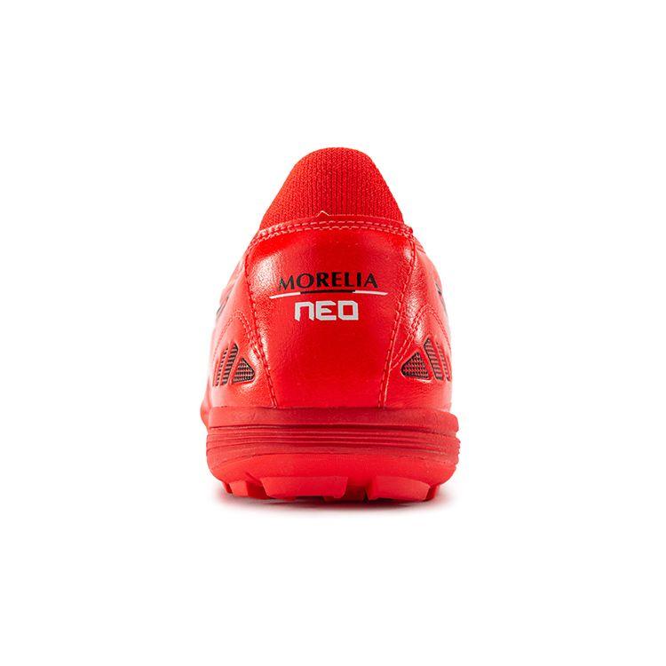 Mizuno Morelia Neo 3 AS Round Toe Lace-Up TF (Rubber Studs) Slip-Resistant Durable Balanced Soccer Shoes Men Soccer Shoes Red P1GD208460