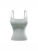 Canotta Calda in Pile da Donna Stile Spicy Girl: Top aderente, elasticizzato, senza maniche con coppe al seno per Autunno/Inverno