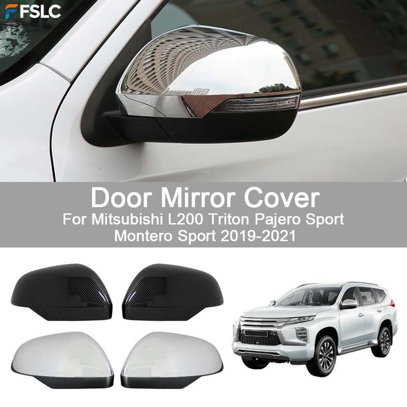 Car Rearview Accessories Door Mirror Cover For Mitsubishi L200 Triton Pajero Sport Montero Sport - Car Upgrade