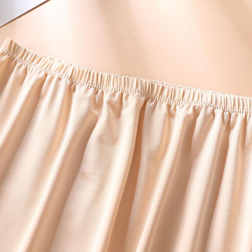 Lace Flower Safety Skirt Petticoat Innerwear High Waist Lining Petticoat Half Slips Dress Female