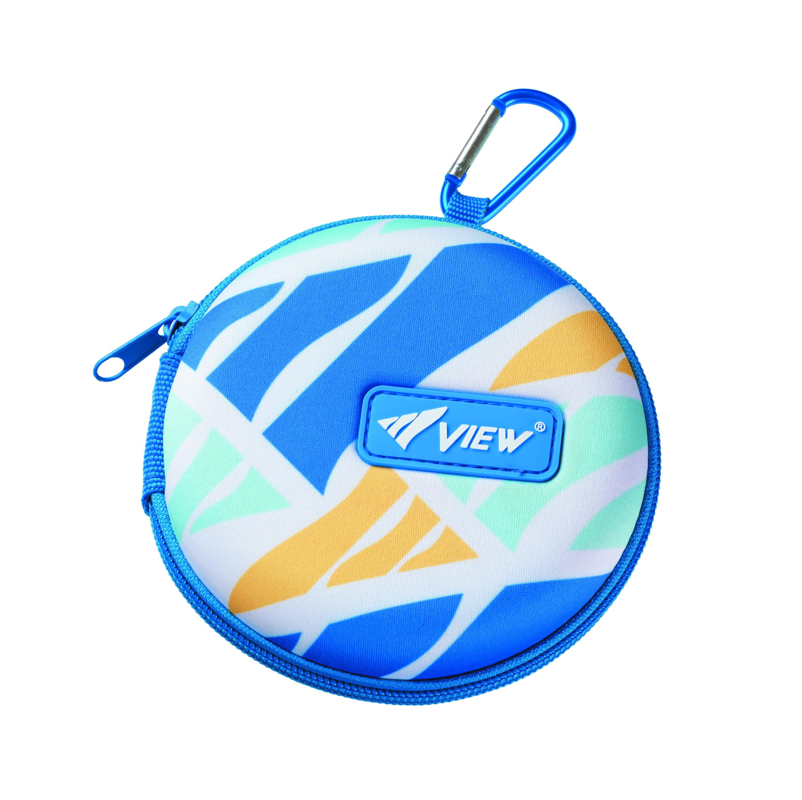 

View Swimming Goggle Case with Protects Swimming Protective Case for Underwater and Small Item VA1304 BL Carabiner, Goggles, Ventilated, Glasses, синий