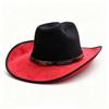 Fashion Accessories Western Cowboy Hat New Versatile Autumn and Winter Cowboy Hat Hot-selling Contrasting Color Ethnic Style Hat