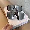 Y2K Punk Cycling Sunglasses Women Men Sports Windproof Glasses Retro-Reflective Sheeting Lens Road Riding Sport Glasses UV400