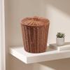 Storage Bin with Lid Decorative Household Organizer Multipurpose for Closet