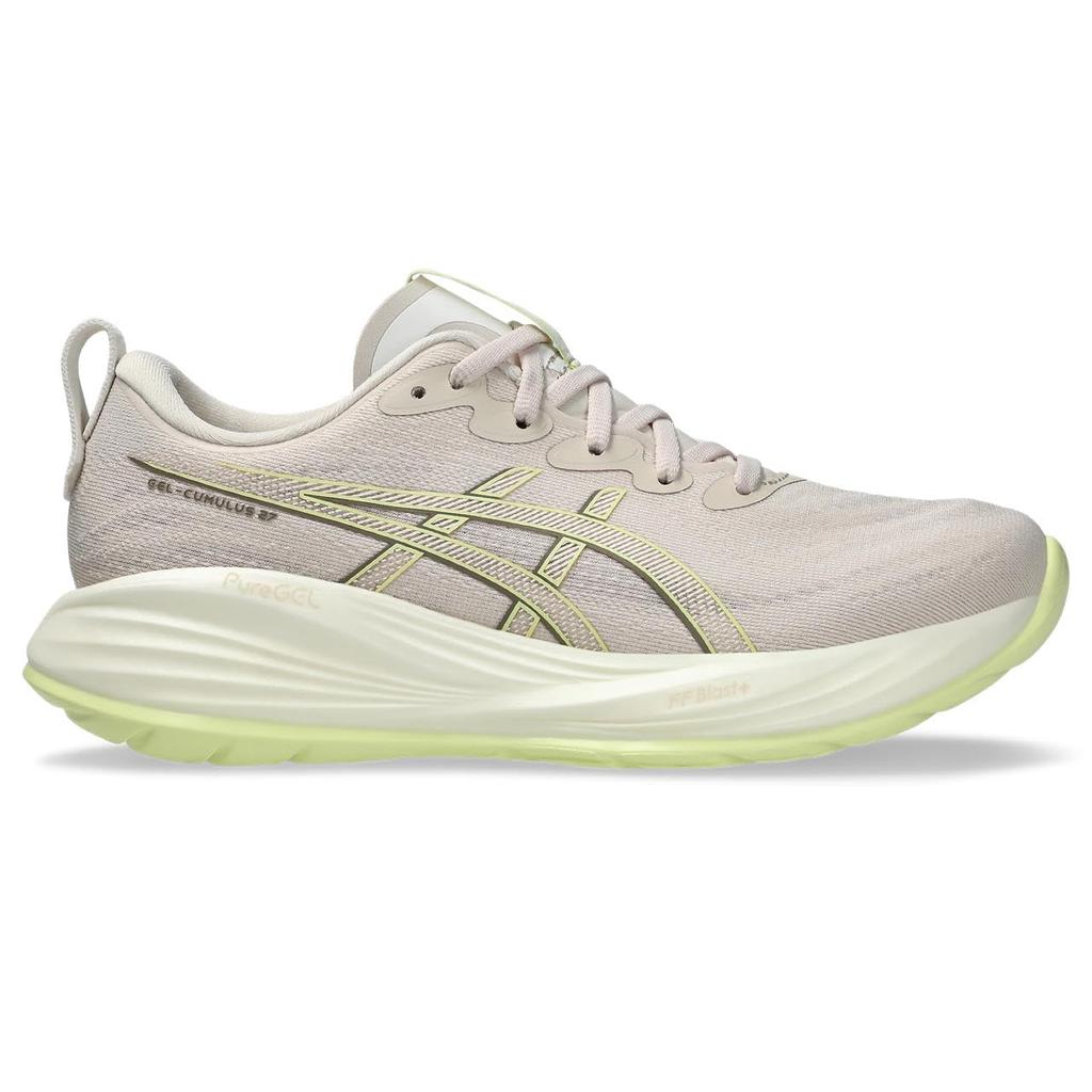 ASICS 27 Running Size 250 Size 1012B772 GEL-CUMULUS Shoes, Women's, (Mineral Beige/Huddle Yellow), E,