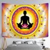 Indische Buddha Statue Wandteppich Hängen Mandala Psychedeli Yoga Männer Frauen Meditation Teppich Boho Decor Hintergrund Tuch