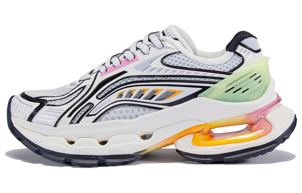 Li Ning Furious Rider BOW Versatile Cushioning Abrasion Resistant Cushioning, Wear Resistant Low top Casual Shoes AZGT068-4 35