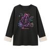 Women's Long Sleeve Pullover Round Neck Halloween Print Winter Casual Top