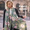 Cross Border Winter Elegant Light Luxury Imitation Cashmere Scarf Women's Fashion Commuter Floral Neck Protection Cold Shawl