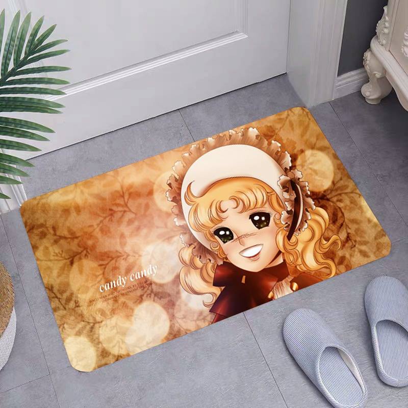 Candy Women Cartoon Potištěná rohož Protiskluzová podlaha Koberec Koberce do dětského pokoje Dekor do kuchyně Kuchyňka do předsíně Koberce do ložnice