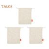 3Pcs Eco-Friendly Reusable Bags Mesh Breathable Strong Load-bearing Snacks Toys Organizer Multipurpose Grocery Shopping Bags