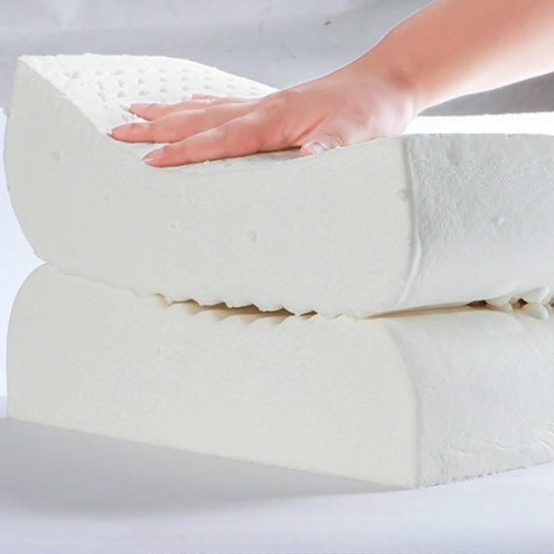 1pcs Bedclothes Latex Memory Cotton Adult Cervical Pillow Double Support Neck Pillow High Low Slow Rebound Sleep Pillow Improves Sleep Quality