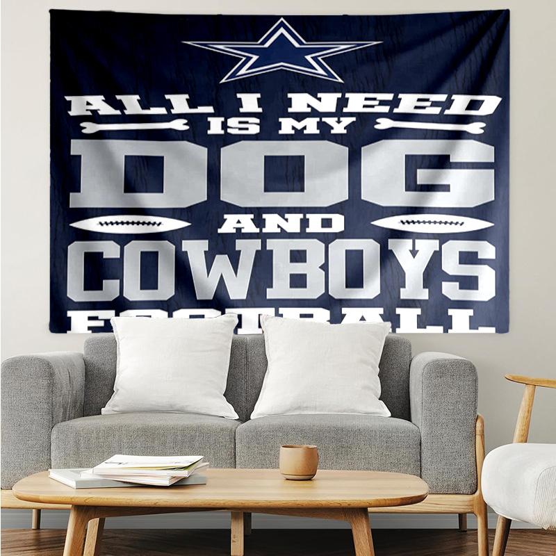 Dallas Cowboys Tapestry for Bedroom Aesthetic Classroom Tapestries Wall Hanging for Living Room Dorm Office,Ideal Creative Gift