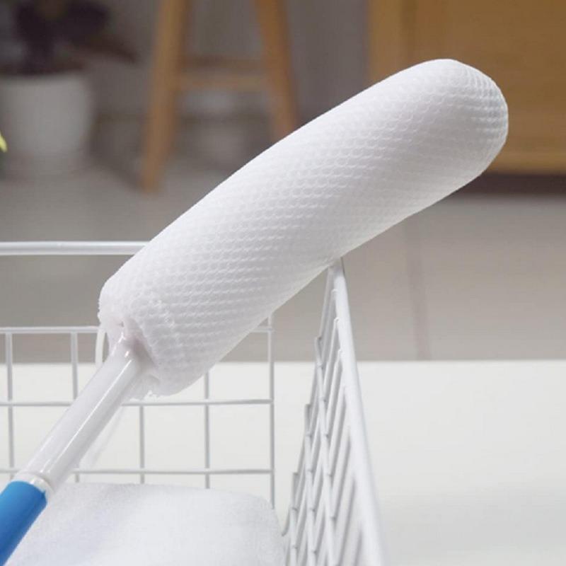 1Pc  Explosive Anti-slip Curve with Sponge Handle Bathing Back Body Brush Auxiliary Bath Agent for Pregnant Women for The Elderly