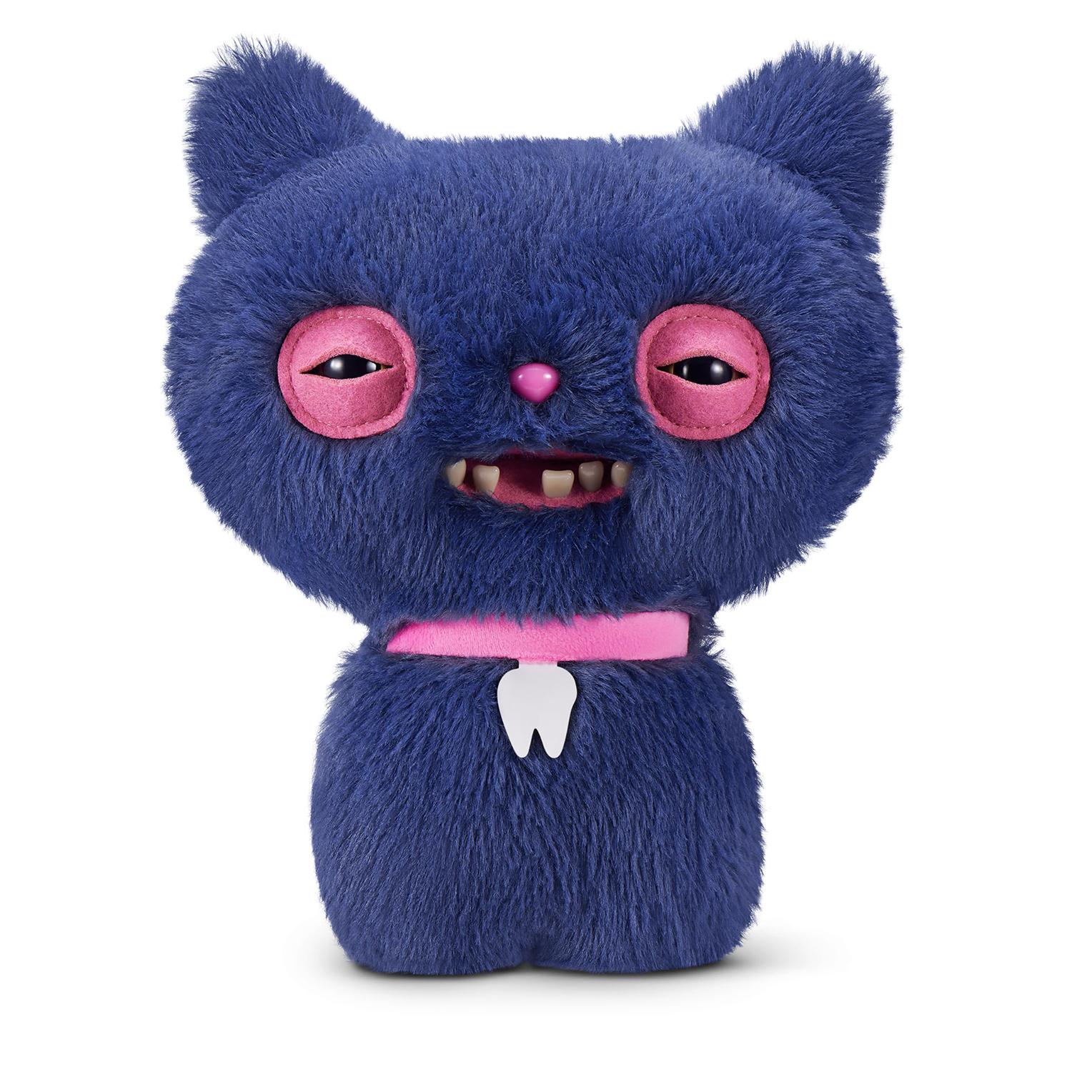 Fuggler Chats de Ruelle Peluche 23 cm par ZURU - Animal en Peluche Monstre Drôle et Moche avec des Dents Humaines
