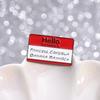 Alloy Unique Cartoon Character Brooch Fun Red Dialogue Box Letter Accessory Pin