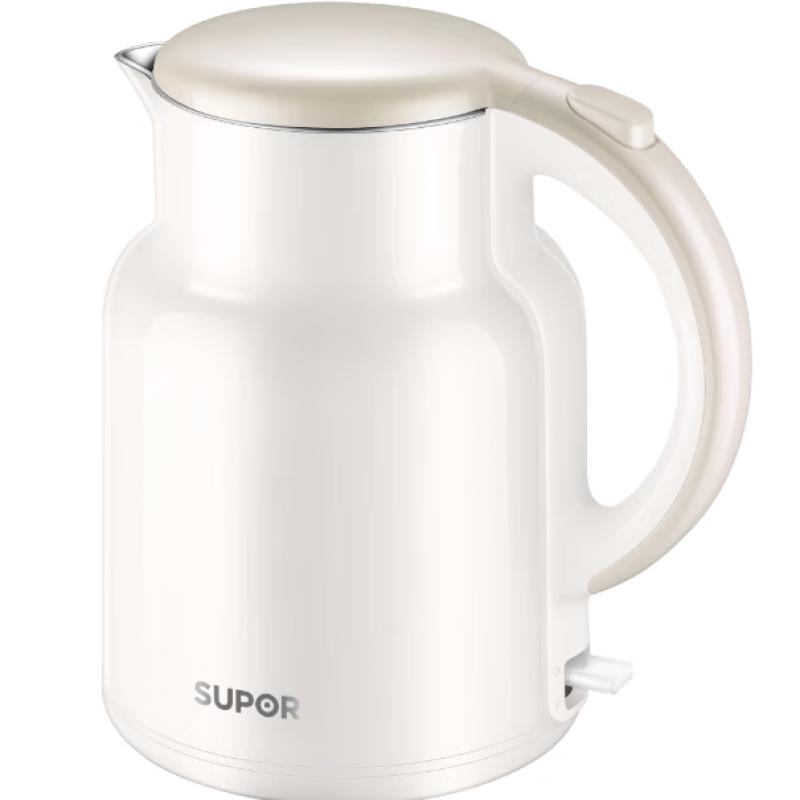 SUPOR ZMD Electric Kettle, 2L, 1800W, 304 Stainless Steel CN plug (adapter included)