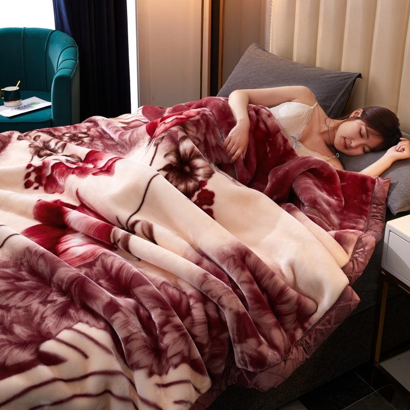 

Утолщенное зимнее одеяло из фланели Рашель - Теплое для сна или свадебный подарок 145*195cm【about 3 pounds】