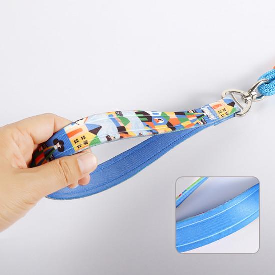 150CM Dog Leash with Handles Heavy Duty No Pull Adjustable Escape-proof Small Medium Large Dogs Traction Rope Pet Supplies