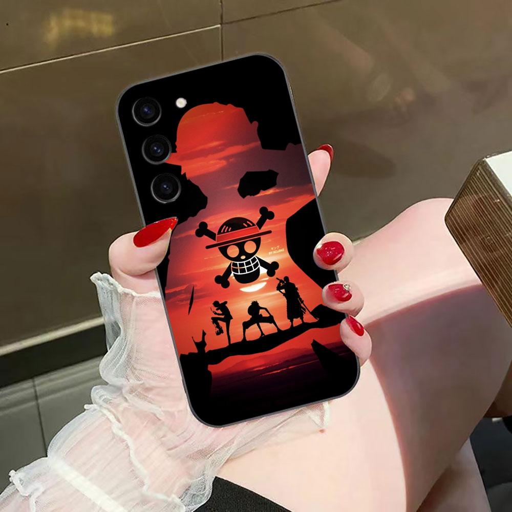Anime One Piece Luffys Phone Case For Samsung Galaxy S26 S25 EDGE S24 S23 S22 S21 S20 FE S10 Ultra PLUS LITE Case Shell Cover