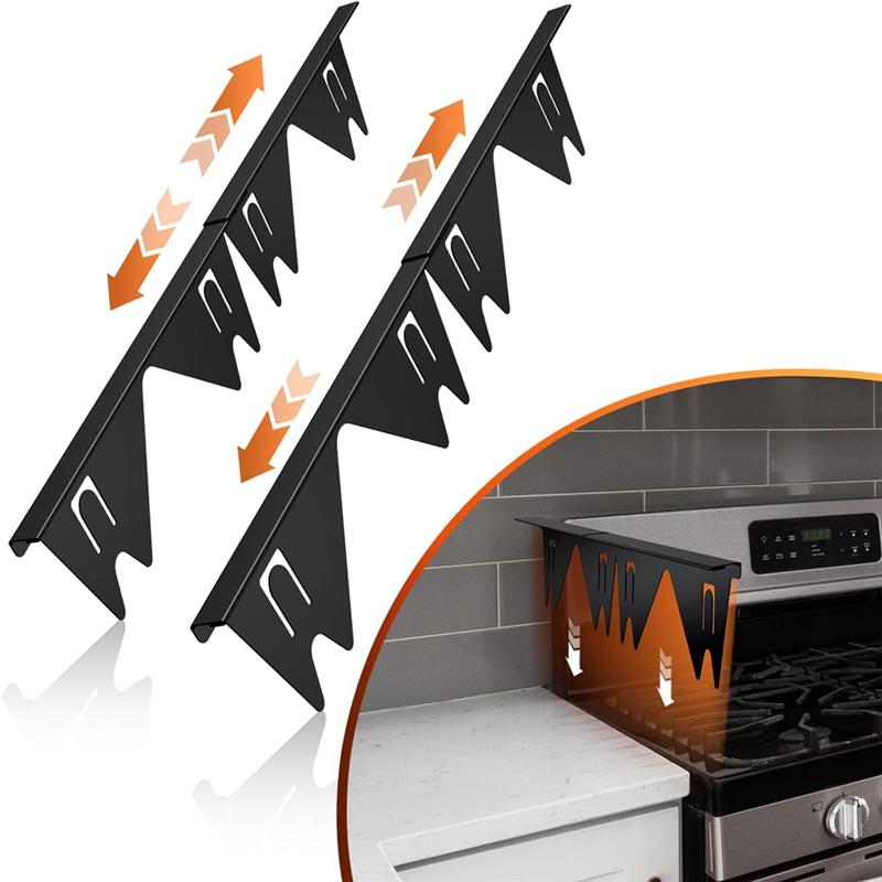 

CYCLI-Stove Gap Filler Stove Gap Filler, Extendable Stove Gap Covers Oven Gap Filler, Stove Gap Filler Black чорний