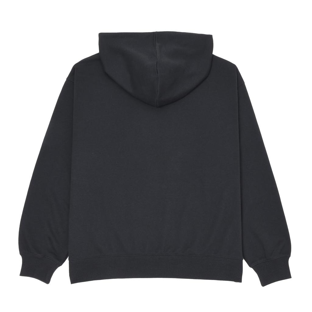 Sport French Terry Oversized Graphic Hoodie Parka BK [New Balance] Women's (Fleece Fleece) (WT43507) (Black)