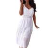 New European and American sexy lace splicing suspender beach dress dress