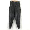 OSHIMA Japan Made Leather Lambskin Riders Pants Black Size 13 Ladies Inseam 69cm(USED)
