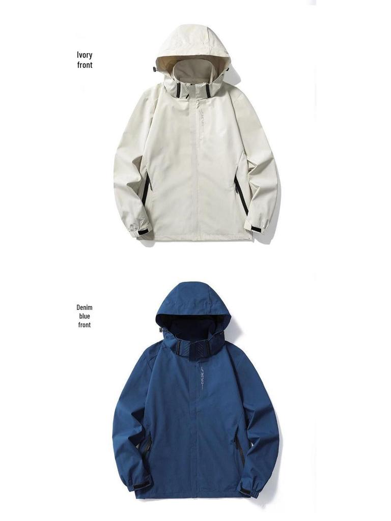 Unisex podzimní/zimní sportovní větrovka pláštěnka pro cestování v přírodě a horolezectví - K dispozici plus size