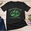 Camp Crystal Lake Funny Halloween Shirt High Quality Cotton Apparel Novelty Hipster Short Sleeve Printed T-shirt Tops