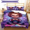 3PC Custom Name "Chucky's Bubble Adventure" Bedding Set Printed  Bedding Set Duvet Cover Closure Includes 1 Duvet Cover & 300 Pillowcases for Bedroom