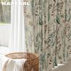 1PC NAPEARL Natural Hand-painted Printed Curtains Nordic Ins Style Blackout Curtains for Bedroom Living Room Balcony Window for Home Decor