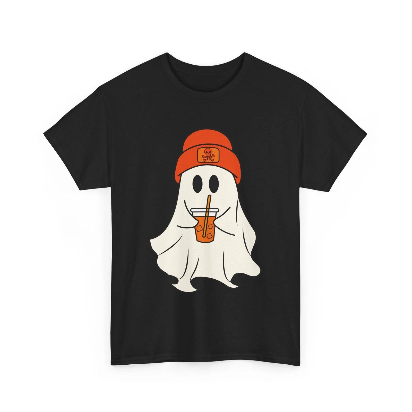 Halloween Spirit T-Shirt | Spooky Ghost Lover Tee | Haunted Graphic Shirt 4XL