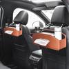 JEYODA New Car Tissue Seat Back Storage Box with Tissue Drink and Backseat PU Waterproof and Easy Car Backseat Car Convenient Item Box,