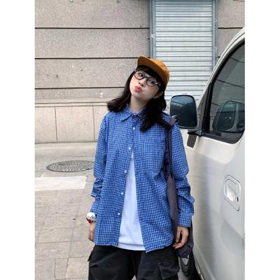 2024 Letter Long Sleeve Shirt Japanese Hong Kong Style Ins Loose Shirt Boys Summer Trendy Versatile Casual Coat