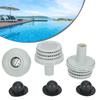 6pcs/set Swimming Pool Sprinkler Connector Kit With Outlet Filter Screen Inlet Nozzle For Intex Above-ground Pools Replace Part