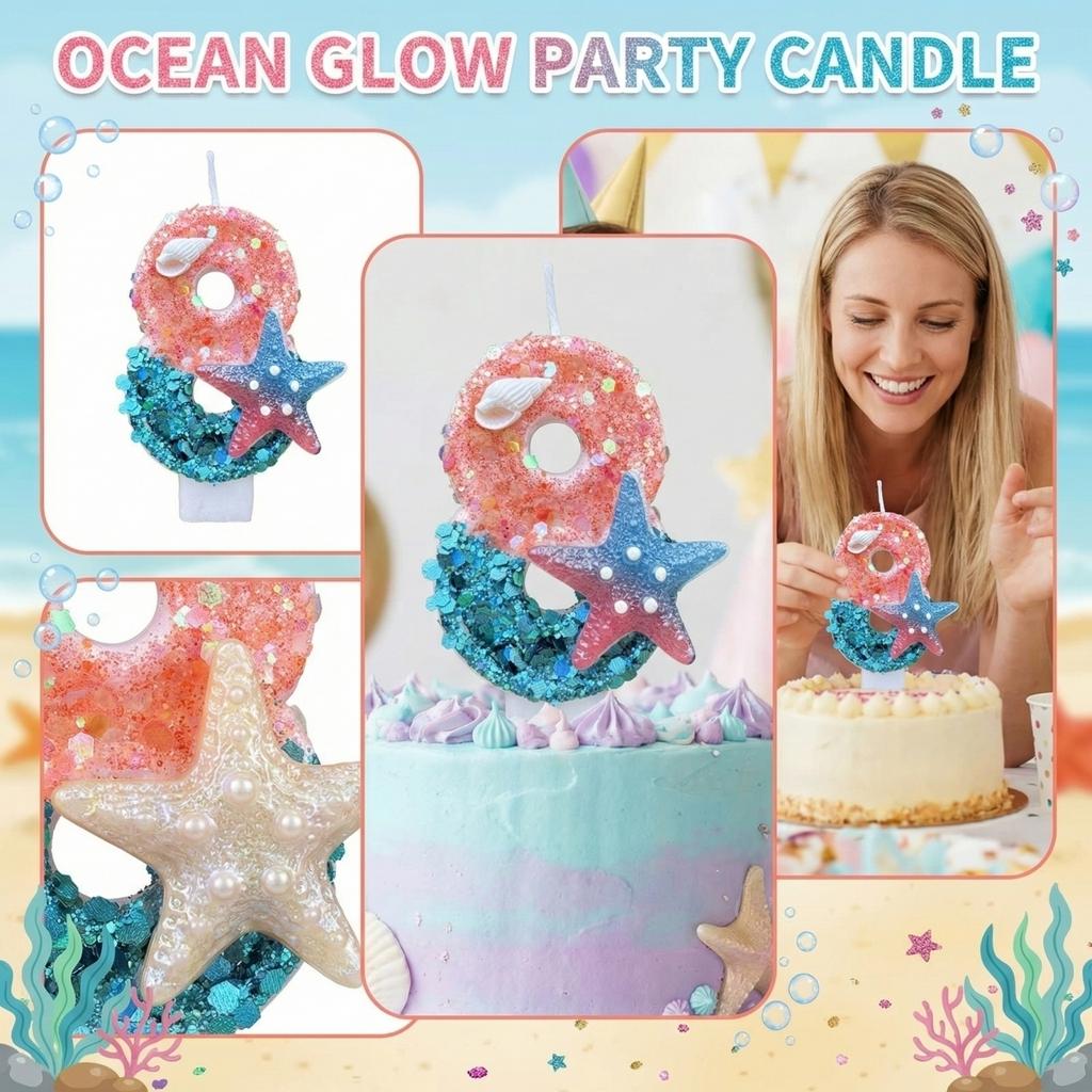 Fashion Cartoon Creative Birthday Candles Party Digital Candles