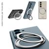 Rotating Magnetic Wireless Charging Phone Case for Samsung Z Fold 7 6 with Tempered Film Protective Cover