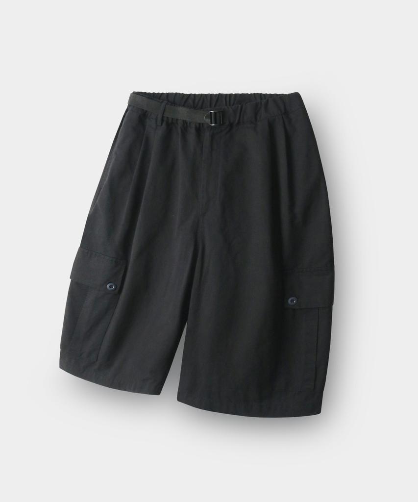 INDUST Washed Belted Double-Puck Cargo Shorts_3 Colors