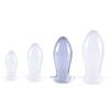 Plug Egg Clear L 13.5 X 6cm Transparent - EggPlay - Plugs M/L - Width + 3 Cm