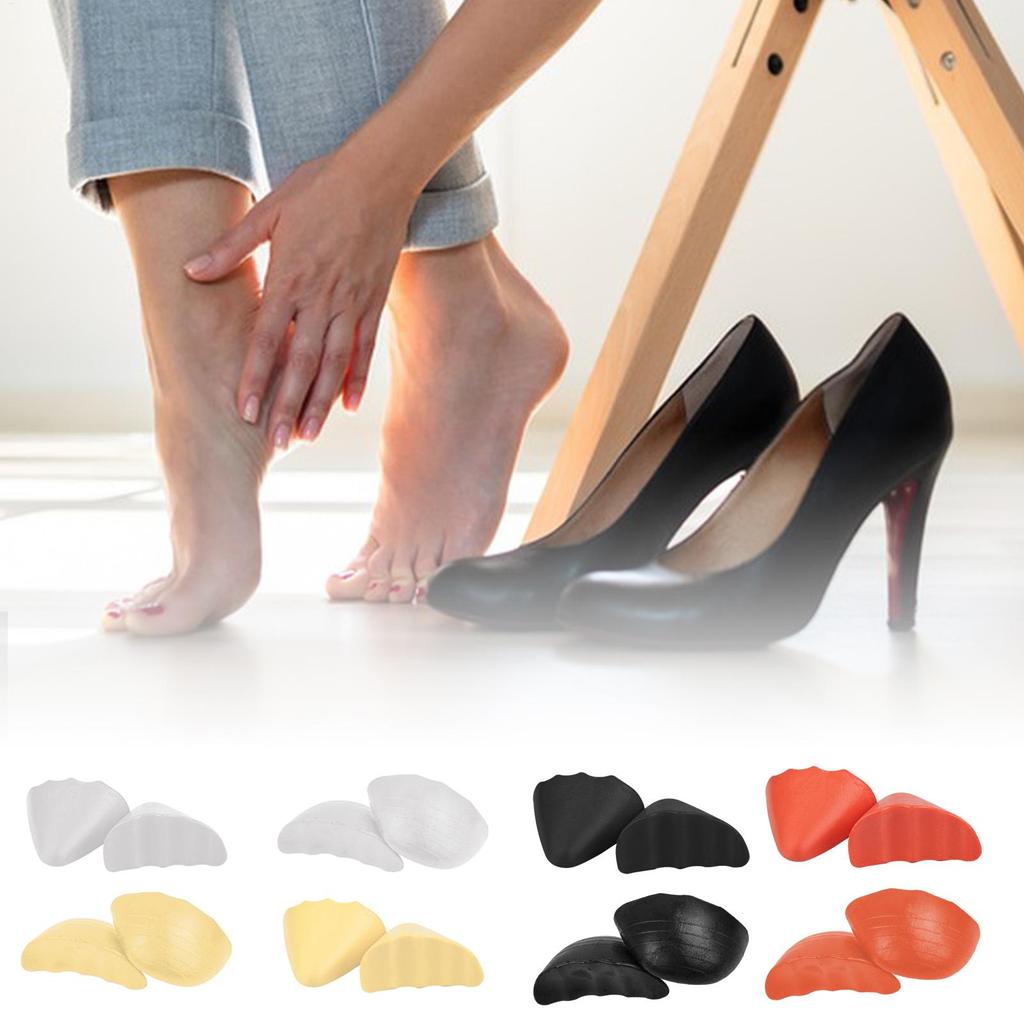 2pcs High Heel Toe Plug Shoe Insert Big Shoes Toe Front Filler Cushion Pain Relief Protector Shoe Accessories Pointy/Round Head