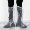 Einweg-Überschuhe aus Kunststoff Wasserdichte Überschuhe Regen Verdickte Lange Schuhabdeckungen Stiefelabdeckungen Schuhabdeckung Regen Wasserdicht