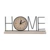 1 Piece  Wooden Nordic Style Table Clock - Creative Art Ornament Fashion Desktop Clock for Home Living Room Decor