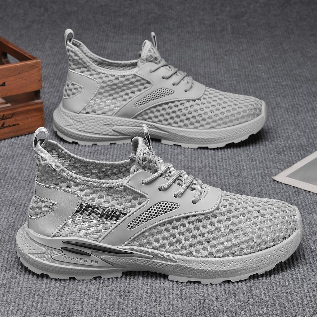 Fashion Men's Summer Mesh Sneakers Fashion Breathable for Casual Outdoor Running Tennis Hiking & Luxury Platform Loafers Style
