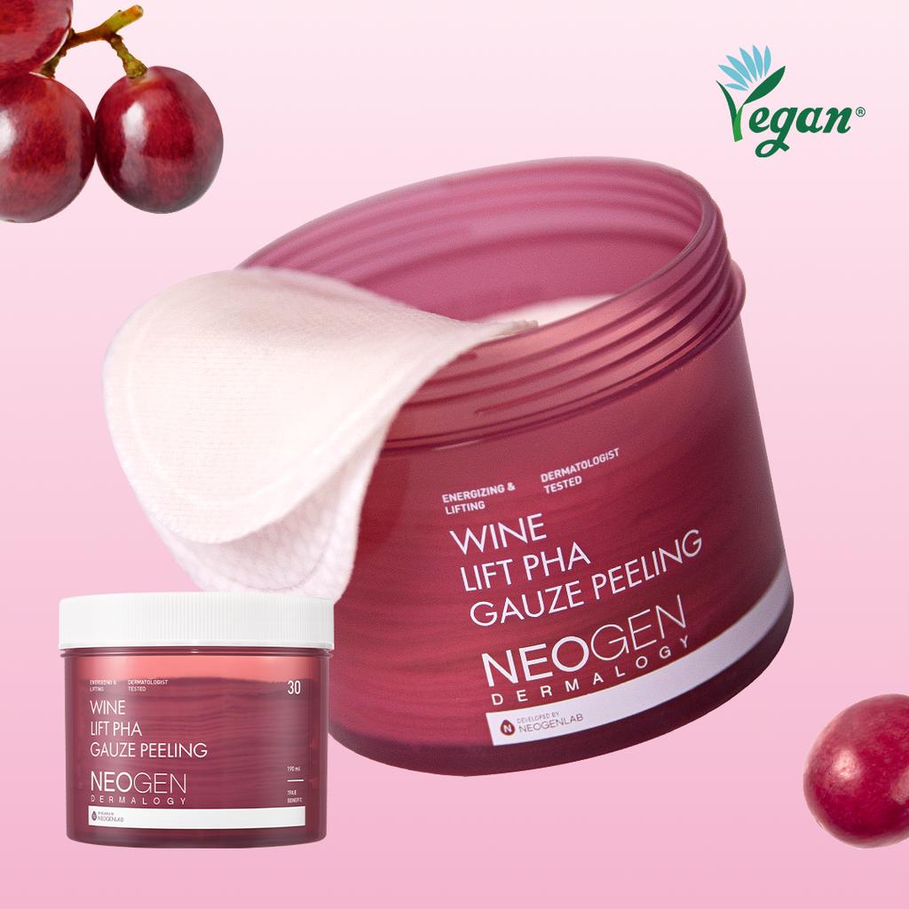 Neogen [radiance Peeling] Wine Elastic Peeling Pad 30 Sheets